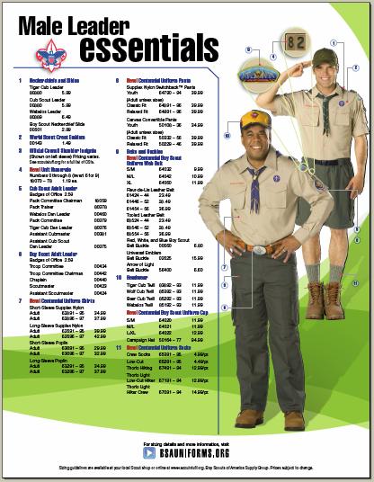 Cub Scout Leader Uniform Patch Guide